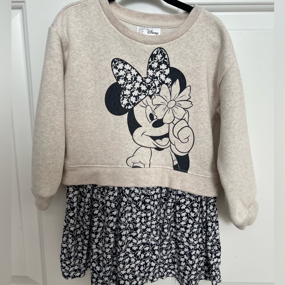 Baby gap/ Disney sweatshirt dress